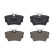 Brake Pad Set, disc brake BP2395 Bosch