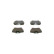 Brake Pad Set, disc brake BP2395 Bosch, Thumbnail 4