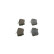 Brake Pad Set, disc brake BP2395 Bosch, Thumbnail 5