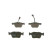 Brake Pad Set, disc brake BP2397 Bosch, Thumbnail 3