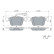 Brake Pad Set, disc brake BP2397 Bosch, Thumbnail 7