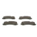 Brake Pad Set, disc brake BP2402 Bosch, Thumbnail 5