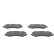Brake Pad Set, disc brake BP2402 Bosch, Thumbnail 6