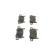 Brake pad set, disc brake BP2403 Bosch, Thumbnail 2