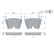 Brake Pad Set, disc brake BP2404 Bosch, Thumbnail 5