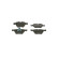 Brake Pad Set, disc brake BP2405 Bosch, Thumbnail 2