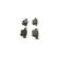 Brake Pad Set, disc brake BP2405 Bosch, Thumbnail 3