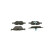 Brake Pad Set, disc brake BP2405 Bosch, Thumbnail 4