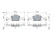 Brake Pad Set, disc brake BP2410 Bosch, Thumbnail 7