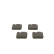 Brake Pad Set, disc brake BP2413 Bosch, Thumbnail 5