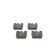 Brake Pad Set, disc brake BP2413 Bosch, Thumbnail 6