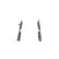 Brake Pad Set, disc brake BP2420 Bosch, Thumbnail 2