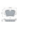 Brake Pad Set, disc brake BP2429 Bosch, Thumbnail 5
