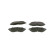 Brake Pad Set, disc brake BP243 Bosch, Thumbnail 4