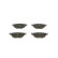 Brake Pad Set, disc brake BP2435 Bosch, Thumbnail 6