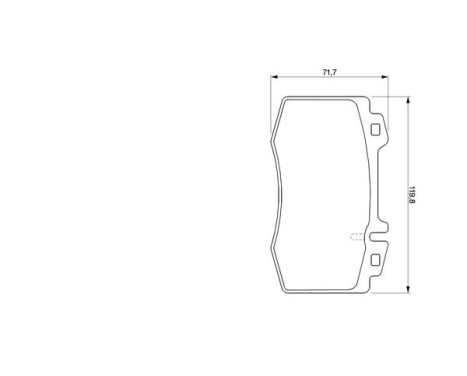 Brake Pad Set, disc brake BP244 Bosch