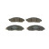 Brake Pad Set, disc brake BP2440 Bosch