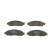 Brake Pad Set, disc brake BP2440 Bosch, Thumbnail 3