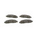 Brake Pad Set, disc brake BP2440 Bosch, Thumbnail 5