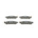 Brake Pad Set, disc brake BP2440 Bosch, Thumbnail 6