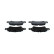 Brake Pad Set, disc brake BP2448 Bosch, Thumbnail 3