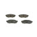 Brake Pad Set, disc brake BP2455 Bosch, Thumbnail 3