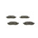 Brake Pad Set, disc brake BP2455 Bosch, Thumbnail 5