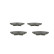 Brake Pad Set, disc brake BP2455 Bosch, Thumbnail 6