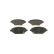 Brake Pad Set, disc brake BP2466 Bosch
