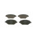 Brake Pad Set, disc brake BP2466 Bosch, Thumbnail 3