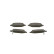 Brake Pad Set, disc brake BP2466 Bosch, Thumbnail 5