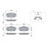 Brake Pad Set, disc brake BP2485 Bosch