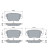 Brake Pad Set, disc brake BP2487 Bosch, Thumbnail 7