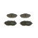 Brake Pad Set, disc brake BP2488 Bosch, Thumbnail 3