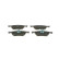 Brake Pad Set, disc brake BP2490 Bosch, Thumbnail 6