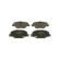 Brake Pad Set, disc brake BP2491 Bosch