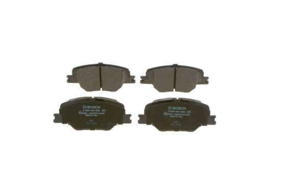 Brake Pad Set, disc brake BP2491 Bosch, Image 3