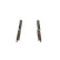 Brake Pad Set, disc brake BP2491 Bosch, Thumbnail 4