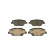 Brake Pad Set, disc brake BP2492 Bosch