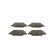 Brake Pad Set, disc brake BP2492 Bosch, Thumbnail 5