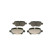 Brake Pad Set, disc brake BP2493 Bosch