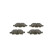 Brake Pad Set, disc brake BP2493 Bosch, Thumbnail 5