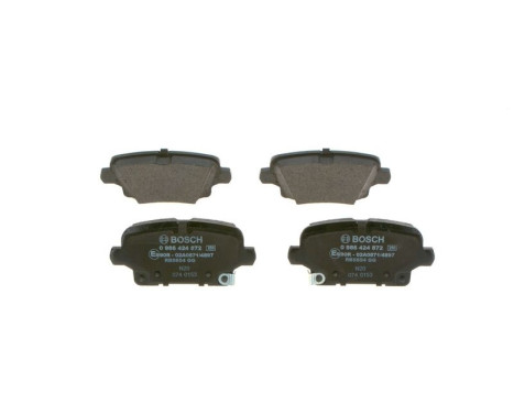 Brake Pad Set, disc brake BP2495 Bosch