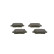 Brake Pad Set, disc brake BP2495 Bosch, Thumbnail 5