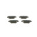 Brake Pad Set, disc brake BP2495 Bosch, Thumbnail 6