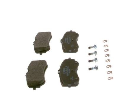 Brake Pad Set, disc brake BP2498 Bosch, Image 4