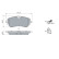 Brake Pad Set, disc brake BP2498 Bosch, Thumbnail 5