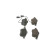 Brake Pad Set, disc brake BP250 Bosch, Thumbnail 2