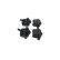 Brake Pad Set, disc brake BP250 Bosch, Thumbnail 5