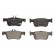 Brake Pad Set, disc brake BP2502 Bosch